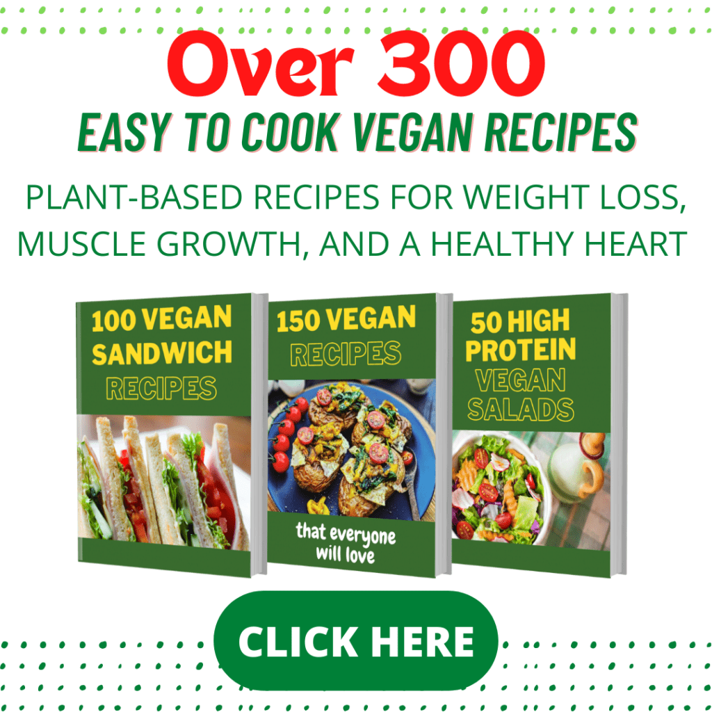 300 Vegan/Plant Based Recipe Cook Book Banner