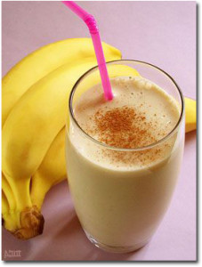 Piesang en Kaneel Smoothie image